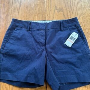 NWT Nautica Blue Bermuda Shorts Tailored Cotton Blend Size 2